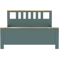 Кровать Mio Tesoro Сага 160x200 2.08.04.070.16 (темно-бирюзовый/ясень) - Превью изображения №2 — Интернет-магазин ПроЗаказ