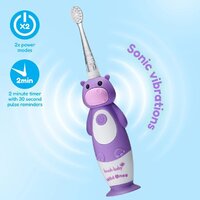 Электрическая зубная щетка Brush-Baby WildOnes Hippo - Превью изображения №7 — Интернет-магазин ПроЗаказ