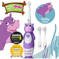 Электрическая зубная щетка Brush-Baby WildOnes Hippo - Превью изображения №4 — Интернет-магазин ПроЗаказ