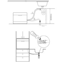 Настольная посудомоечная машина Korting KDF 2050 W - Превью изображения №4 — Интернет-магазин ПроЗаказ