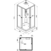 Душевая кабина Triton Вельвет-К 90х90 А - Превью изображения №8 — Интернет-магазин ПроЗаказ