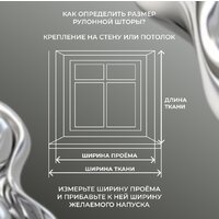 Рулонные шторы Franc Gardiner Blackout Silver 200x175 7794526 (белый) - Превью изображения №10 — Интернет-магазин ПроЗаказ