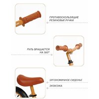 Беговел Amarobaby Road Racer (коричневый) - Превью изображения №6 — Интернет-магазин ПроЗаказ