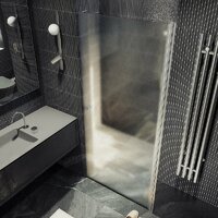 Душевая дверь MaybahGlass 198x60 MGD-802-5 (сатин стекло/хром матовый) - Превью изображения №6 — Интернет-магазин ПроЗаказ