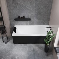 Ванна Lauter Bianca 140 21207140 (с ножками, черным подголовником и черным лиц.экраном) - Превью изображения №16 — Интернет-магазин ПроЗаказ