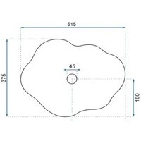 Умывальник Rea Pearl U0696 - Превью изображения №5 — Интернет-магазин ПроЗаказ