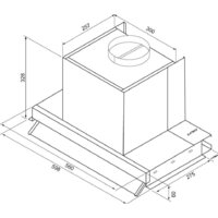 Кухонная вытяжка Krona Isida 600 black SGC КА-00009813 (черный) - Превью изображения №12 — Интернет-магазин ПроЗаказ
