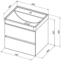  Aquanet Тумба под умывальник Вега 60 308318 - Превью изображения №15 — Интернет-магазин ПроЗаказ