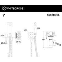 Гигиенический душ Whitecross SYSYBI2GL (золото) - Превью изображения №7 — Интернет-магазин ПроЗаказ