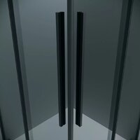 Душевая дверь Grossman Galaxy 90x195 1/2.K33.01.90.21.10 (черный матовый/тонированное стекло) - Превью изображения №4 — Интернет-магазин ПроЗаказ