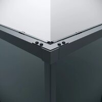 Душевая дверь Grossman Galaxy 90x195 1/2.K33.01.90.21.10 (черный матовый/тонированное стекло) - Превью изображения №6 — Интернет-магазин ПроЗаказ