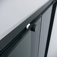 Душевая дверь Grossman Galaxy 90x195 1/2.K33.01.90.21.10 (черный матовый/тонированное стекло) - Превью изображения №5 — Интернет-магазин ПроЗаказ