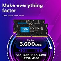 Оперативная память Crucial 48ГБ DDR5 SODIMM 5600 МГц CT48G56C46S5 - Превью изображения №3 — Интернет-магазин ПроЗаказ
