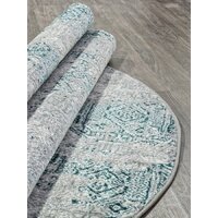 Ковер для жилой комнаты Merinos Palermo F281-OVAL-GRAY (1.6х2.3) - Превью изображения №2 — Интернет-магазин ПроЗаказ