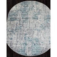 Ковер для жилой комнаты Merinos Palermo F281-OVAL-GRAY (1.6х2.3) - Превью изображения №5 — Интернет-магазин ПроЗаказ
