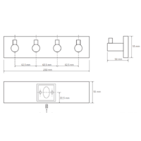 Крючок для ванны Bemeta Beta 132405212 - Превью изображения №2 — Интернет-магазин ПроЗаказ