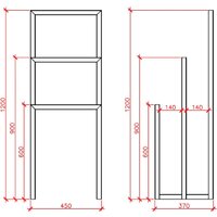 Вешалка для одежды Allerd 120 Geon 120x45 1080100000 (белый муар) - Превью изображения №4 — Интернет-магазин ПроЗаказ