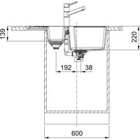 Кухонная мойка Franke Urban UBG 651-78 114.0687.298 (матовый черный) - Превью изображения №3 — Интернет-магазин ПроЗаказ