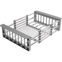 Кухонная мойка Roxen Stage 560250-60B PVD графит (c держателем для ножей, двумя коландерами, разделочной доской и дозатором) - Превью изображения №6 — Интернет-магазин ПроЗаказ