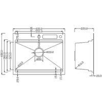 Кухонная мойка Roxen Stage 560250-60B PVD графит (c держателем для ножей, двумя коландерами, разделочной доской и дозатором) - Превью изображения №15 — Интернет-магазин ПроЗаказ