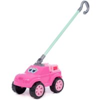 Игрушка-каталка Полесье Боби с ручкой 75021 (розовый) - Превью изображения №1 — Интернет-магазин ПроЗаказ