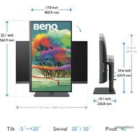 Монитор BenQ DesignVue PD2705U - Превью изображения №5 — Интернет-магазин ПроЗаказ