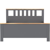 Кровать Mio Tesoro Сага 160x200 2.08.04.070.15 (серый/ясень) - Превью изображения №2 — Интернет-магазин ПроЗаказ