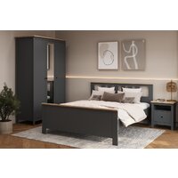 Кровать Mio Tesoro Сага 160x200 2.08.04.070.15 (серый/ясень) - Превью изображения №3 — Интернет-магазин ПроЗаказ