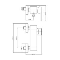 Смеситель Cersanit Elio A63046 - Превью изображения №2 — Интернет-магазин ПроЗаказ