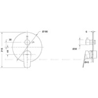 Смеситель Bravat PB8429564CP-3-ENG 3-функциональный - Превью изображения №2 — Интернет-магазин ПроЗаказ