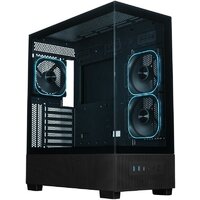 Корпус XASTRA Q500 3ARGB-FG-C10-UC (черный) - Превью изображения №2 — Интернет-магазин ПроЗаказ