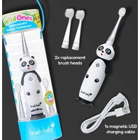 Электрическая зубная щетка Brush-Baby WildOnes Panda - Превью изображения №10 — Интернет-магазин ПроЗаказ