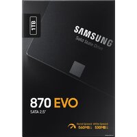 SSD Samsung 870 Evo 1TB MZ-77E1T0BW - Превью изображения №6 — Интернет-магазин ПроЗаказ