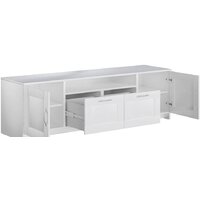 Тумба Mio Tesoro Сириус 2 двери и 2 ящика 156x47 2.02.03.330.1 (белый) - Превью изображения №3 — Интернет-магазин ПроЗаказ
