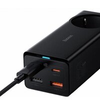 Сетевое зарядное Baseus GaN3 Pro Desktop Powerstrip AC+2U+2C 65W PSZM000901 - Превью изображения №5 — Интернет-магазин ПроЗаказ