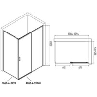 Душевая стенка Alex Baitler SG64B90 90x200 - Превью изображения №4 — Интернет-магазин ПроЗаказ