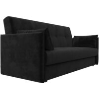 Диван Лига диванов Лига-018 117849 (велюр черный) - Превью изображения №4 — Интернет-магазин ПроЗаказ