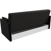 Диван Лига диванов Лига-018 117849 (велюр черный) - Превью изображения №8 — Интернет-магазин ПроЗаказ