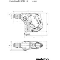 Перфоратор Metabo BH 12 BL 16 600207850 (без АКБ) - Превью изображения №5 — Интернет-магазин ПроЗаказ