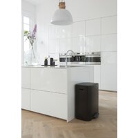 Система сортировки мусора Brabantia Bo Pedal Bin 2 x 30 л (черный матовый) - Превью изображения №16 — Интернет-магазин ПроЗаказ
