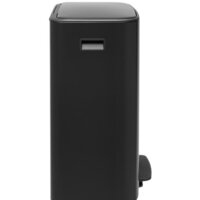 Система сортировки мусора Brabantia Bo Pedal Bin 2 x 30 л (черный матовый) - Превью изображения №2 — Интернет-магазин ПроЗаказ