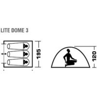 Треккинговая палатка Jungle Camp Lite Dome 3 (зеленый/серый) - Превью изображения №7 — Интернет-магазин ПроЗаказ