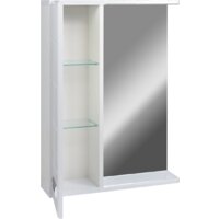  Doratiz Шкаф с зеркалом Вега 60 (левый, белый) - Превью изображения №3 — Интернет-магазин ПроЗаказ