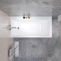 Ванна Lauter Seraphina 160x80 2112160L (с ножками и сифоном 21Y11030 хром) - Превью изображения №9 — Интернет-магазин ПроЗаказ