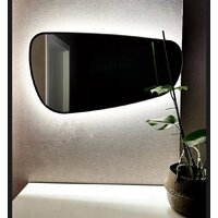 Зеркало EMZE 50x90 LED.UV.NF.50.90.CHE.SW.4K (черный УФ-окантовкой и подсветкой) - Превью изображения №3 — Интернет-магазин ПроЗаказ