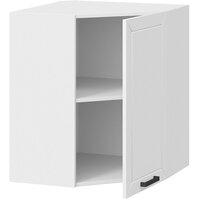 Шкаф навесной Трия Лорас 1В6У (белый/холст белый) - Превью изображения №2 — Интернет-магазин ПроЗаказ