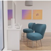 Интерьерное кресло Mio Tesoro Унельма (Twist 10 Yellow-Orange) - Превью изображения №2 — Интернет-магазин ПроЗаказ