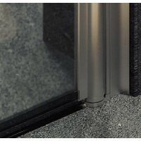 Душевая дверь MaybahGlass 198x80 MGD-808-5 (сатин стекло/хром матовый) - Превью изображения №3 — Интернет-магазин ПроЗаказ