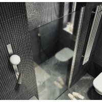 Душевая дверь MaybahGlass 198x80 MGD-808-5 (сатин стекло/хром матовый) - Превью изображения №5 — Интернет-магазин ПроЗаказ