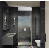 Душевая дверь MaybahGlass 198x80 MGD-808-5 (сатин стекло/хром матовый) - Превью изображения №6 — Интернет-магазин ПроЗаказ